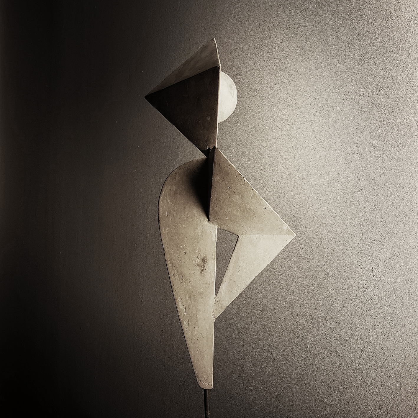 Sergio Franceschini - Artiste Sculpteur - Rue Moinon - Paris - Angled Torso - Terre - Metal - Bois - Harlekin - 1