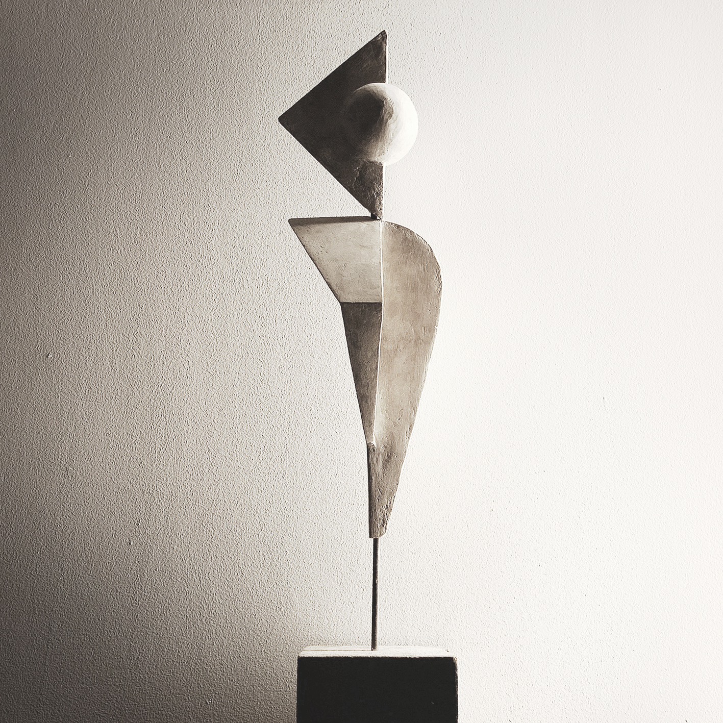 Sergio Franceschini - Artiste Sculpteur - Rue Moinon - Paris - Angled Torso - Terre - Metal - Bois - Harlekin - 1